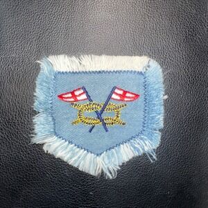 Vintage Nautical Flags Embroidered Iron On Patch Knot Applique‎ Craft Supply